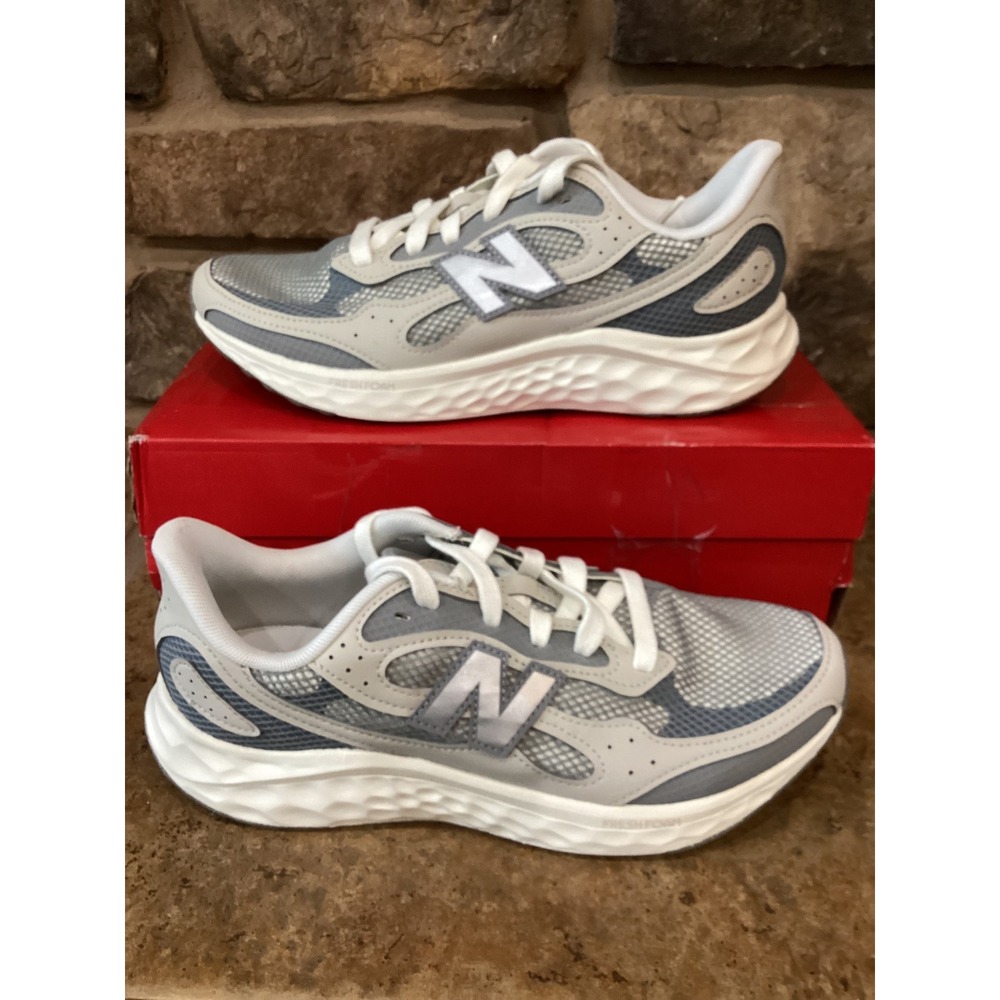 New Balance Fresh Foam Arishi v4 Tiralux Grey White Running Shoes Mens 9.5 New